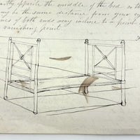 Geometric Perspective Drawings: Beautiful Mid 19th Century Notebook, 20 p, Full, Plus Extra