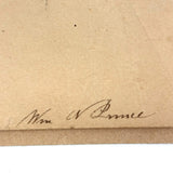 Five Seashells, 19th Century Watercolor on Wove, Signed (Right Corner Loss)