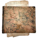 19th Century British Folio with Beautifully Handwritten Notes on Wax Flower Making, Fresco Painting, Mold Making, Drawing Faces, More
