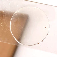 Mid Century Handmade Glass Microscope Slides with Textile Fibers