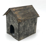 Beautiful Old Tin Folk Art Doghouse