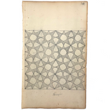 Sixteen Stars, Graphite on Laid, Drawn by Burt Gemberling, 1880, Aged 12, Snyder County, PA