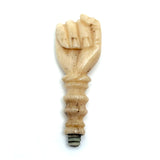 19th Century Sailor Made Carved Hand Finial (Likely for Wax Seal Stamp)