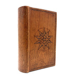 Lovely, Excellent Condition  19th Century Spruce Gum Box with Center Star and Sweet Details