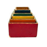 Ever Satisfying and Useful Nesting and Stacking Cubes, c. 1930s-40s, Set of Five