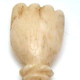 19th Century Sailor Made Carved Hand Finial (Likely for Wax Seal Stamp)