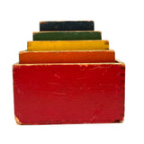 Ever Satisfying and Useful Nesting and Stacking Cubes, c. 1930s-40s, Set of Five