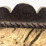 Sweet Old Folk Art Carved Small Standing Frame with Photo