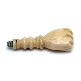 19th Century Sailor Made Carved Hand Finial (Likely for Wax Seal Stamp)