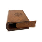 Lovely, Excellent Condition  19th Century Spruce Gum Box with Center Star and Sweet Details