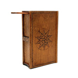 Lovely, Excellent Condition  19th Century Spruce Gum Box with Center Star and Sweet Details