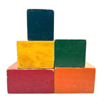 Ever Satisfying and Useful Nesting and Stacking Cubes, c. 1930s-40s, Set of Five