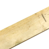 Antique Sailor Made Scrimshawed Ruler and Presumed Busk Fragment