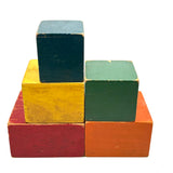 Ever Satisfying and Useful Nesting and Stacking Cubes, c. 1930s-40s, Set of Five