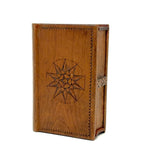 Lovely, Excellent Condition  19th Century Spruce Gum Box with Center Star and Sweet Details