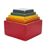 Ever Satisfying and Useful Nesting and Stacking Cubes, c. 1930s-40s, Set of Five