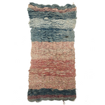 Gorgeous 19th C. Handwoven Mat of Calico Fabrics