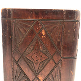 1922 Folk Art Carved "Adam and Eve Joke Book" with Surprise Snake