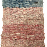 Gorgeous 19th C. Handwoven Mat of Calico Fabrics