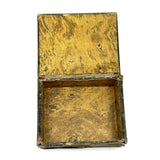 Antique Mirrored Box with Butterfly Woman and Match Striker Bottom