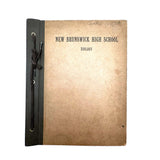 Ruth Seifert's 1915 New Brunswick High School Biology Notebook with Great Diagrams