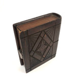 1922 Folk Art Carved "Adam and Eve Joke Book" with Surprise Snake