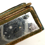 Antique Mirrored Box with Butterfly Woman and Match Striker Bottom