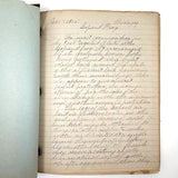 Ruth Seifert's 1915 New Brunswick High School Biology Notebook with Great Diagrams