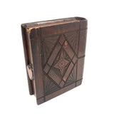 1922 Folk Art Carved "Adam and Eve Joke Book" with Surprise Snake