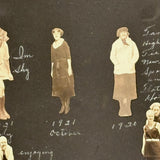 Rough But Charming 1920s Photo Album Photo Collage, Simply Framed