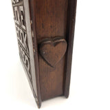 1922 Folk Art Carved "Adam and Eve Joke Book" with Surprise Snake