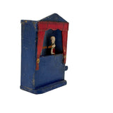 Scarce and Marvelous Antique German Erzgebirge Mechanical Punch and Judy Show