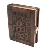 1922 Folk Art Carved "Adam and Eve Joke Book" with Surprise Snake