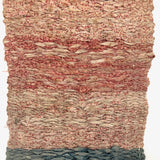 Gorgeous 19th C. Handwoven Mat of Calico Fabrics