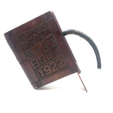 1922 Folk Art Carved "Adam and Eve Joke Book" with Surprise Snake