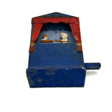 Scarce and Marvelous Antique German Erzgebirge Mechanical Punch and Judy Show