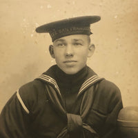 Handsome Young Sailor, USS San Francisco, C. WW2 Snapshot
