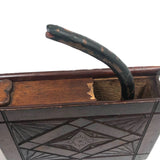 1922 Folk Art Carved "Adam and Eve Joke Book" with Surprise Snake