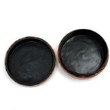 Charming Earlyish 19th Century Hand-painted Papier Mache Snuff Box with Pear and Cherries