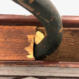 1922 Folk Art Carved "Adam and Eve Joke Book" with Surprise Snake