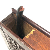 1922 Folk Art Carved "Adam and Eve Joke Book" with Surprise Snake