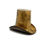 SOLD Golden Top Hat with Great Patina (and Hole at Center for Unknown Purpose!)