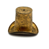 SOLD Golden Top Hat with Great Patina (and Hole at Center for Unknown Purpose!)