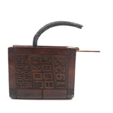 1922 Folk Art Carved "Adam and Eve Joke Book" with Surprise Snake