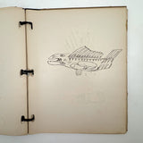 Ruth Seifert's 1915 New Brunswick High School Biology Notebook with Great Diagrams