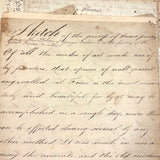 19th Century British Folio with Beautifully Handwritten Notes on Wax Flower Making, Fresco Painting, Mold Making, Drawing Faces, More