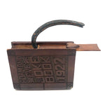 1922 Folk Art Carved "Adam and Eve Joke Book" with Surprise Snake