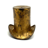 SOLD Golden Top Hat with Great Patina (and Hole at Center for Unknown Purpose!)