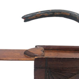 1922 Folk Art Carved "Adam and Eve Joke Book" with Surprise Snake