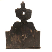 J.P Justa, Joyfully Painted 19th Century Folk Art Wall Box